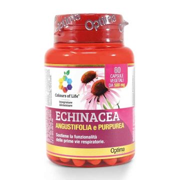 Echinacea Angustifolia e Purpurea 60 cps | Integratore Sistema Immunitario | OPTIMA NATURALS Echinacea Angustifolia e Purpurea 60 cps | Integratore Sistema Immunitario | OPTIMA NATURALS