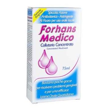 Colluttorio concentrato 75 ml | Afte, gengive sanguinanti | FORHANS  Medico