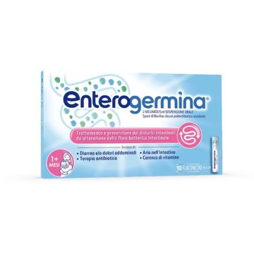 ENTEROGERMINA 2 MILIARDI | Sospensione Orale - 10 Flaconcini 5 ml
