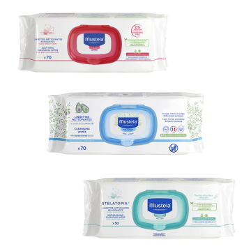 Salviettine detergenti| MUSTELA Bébé Salviettine detergenti| MUSTELA Bébé