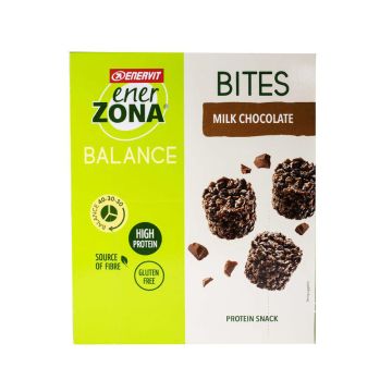 Balance - Bites Milk Chocolate | Snack di soia - 5 buste | ENERZONA