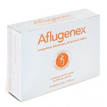 Aflugenex 24 cps | Fermenti Lattici per intestino e vie respiratorie | BROMATECH