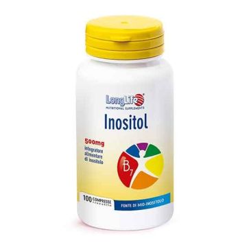 INOSITOL 100 Compresse | Integratore di Mio-Inositolo | LONGLIFE