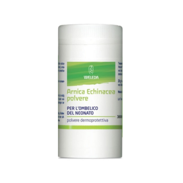Arnica Echinacea polvere 20 g | Talco per l'ombelico del neonato | WELEDA
