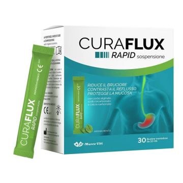 CURAFLUX RAPID 30 bustine | Rimedio per bruciore e reflusso | MARCO VITI