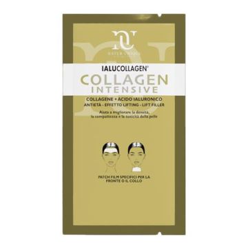 Ialucollagen intensive patch 1 pz | Patch fronte e collo con acido ialuronico e collagene | NATUR UNIQUE