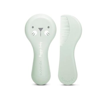 Set - Spazzola e Pettine | Per neonatoi - Azzurro | SUAVINEX