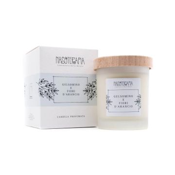 Candela Profumata  80g | Gelsomino e Fiori Arancio | NASOTERAPIA