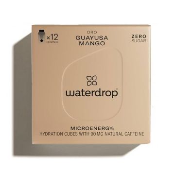 Microenergy Oro 12 cubetti | Bevanda energizzante idrosolubile | WATERDROP