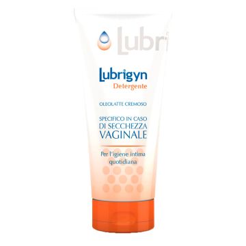 LUBRIGYN Detergente intimo 200 ml | Oleolatte cremoso per secchezza vaginale | UNIDERM