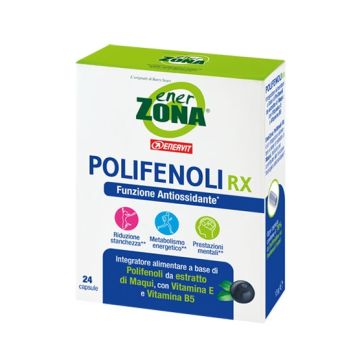 POLIFENOLI RX | Integratore Funzione Antiossidante 24 capsule | ENERZONA