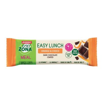 EASY LUNCH ORANGE & CHOCO 58 g | Barretta Pasto Sostitutivo | ENERZONA