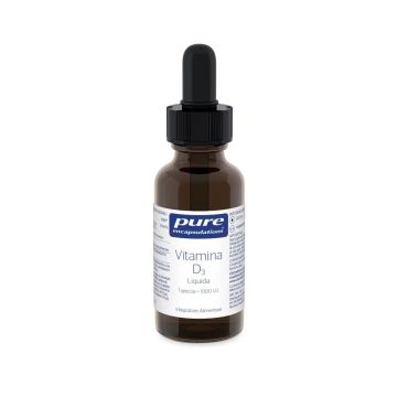 Vitamina D3 Liquida 22,5 ml  | Integratore ipoallergenico Vitamina D3 | PURE ENCAPSULATIONS