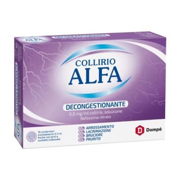 ALFA Collirio| Decongestionante | 10 Flac. Monodose  0,3 ml
