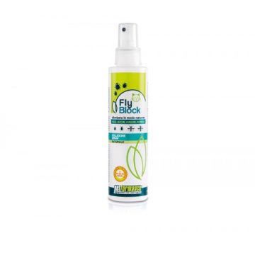 FLY BLOCK | Spray Antiparassitario Naturale GATTO 150 ML | PETFORMANCE
