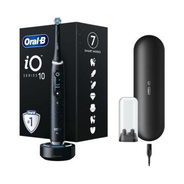 iO Series 10 Black | Spazzolino elettrico da viaggio | ORAL-B