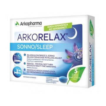 ARKORELAX SONNO 30+15 cpr | Integratore sonno e relax | ARKOPHARMA ARKORELAX SONNO 30+15 cpr | Integratore sonno e relax | ARKOPHARMA
