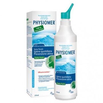 PHYSIOMER Getto forte 210 ml | Spray nasale getto forte secrezioni post operatorie | PHYSIOMER