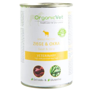 ZIEGE & OKRA 400 g | Cibo umido capra e okra per CANI | ORGANIC VET ZIEGE & OKRA 400 g | Cibo umido capra e okra per CANI | ORGANIC VET