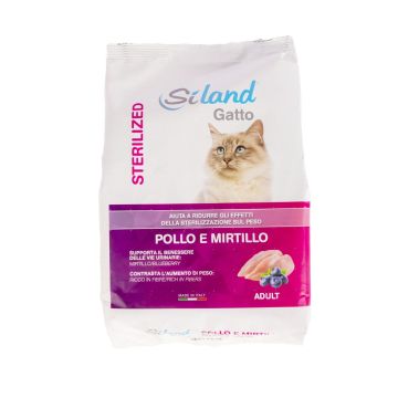 Pollo e mirtillo 1,5 kg gatto Sterilized | Alimento superpremium gatto sterilizzato | SILAND