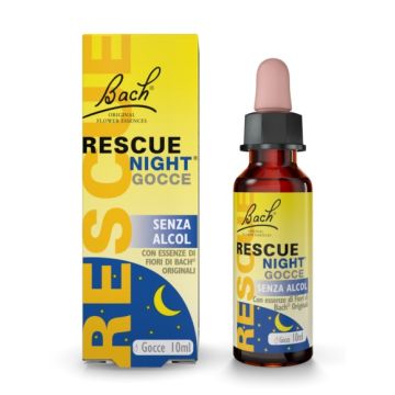 Rescue night 10 ml senza alcool | Rimedio paura e pessimismo | LOACKER FIORI DI BACH