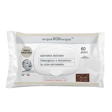 Acqua Non Acqua Senza Profumo 60pz |Dermo-Igiene | FIOCCHI DI RISO