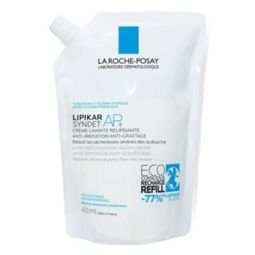 Lipikar SYNDET AP+ Ricarica 400 ml | Crema Lavante Antiprurito | LA ROCHE POSAY 