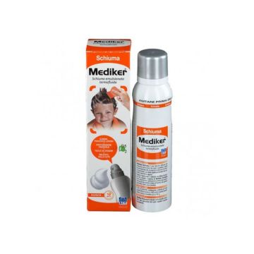 MEDIKER&#x20;schiuma&#x20;150&#x20;ml&#x20;&#x7C;&#x20;Schiuma&#x20;anti&#x20;pidocchi&#x20;&#x7C;&#x20;MEDIKER