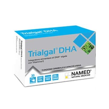 TRIALGAL DHA 30 capsule molli | Integratore per la funzione cerebrale | NAMED TRIALGAL DHA 30 capsule molli | Integratore per la funzione cerebrale | NAMED