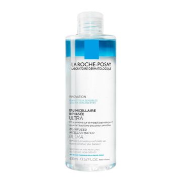 Physio Acqua Micel Oleosa 400 ml | Acqua micellare bifasica | LA ROCHE POSAY
