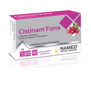 Cistinam Forte 14 cpr | Integratore benessere vie urinarie con Bromelina | NAMED
