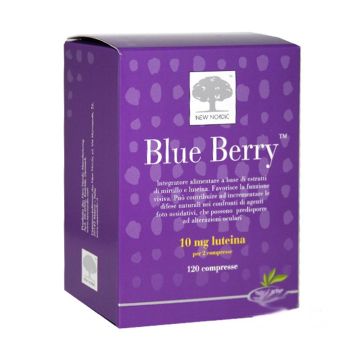 Blue Berry 120 cpr | Integratore luteina per vista | NEW NORDIC
