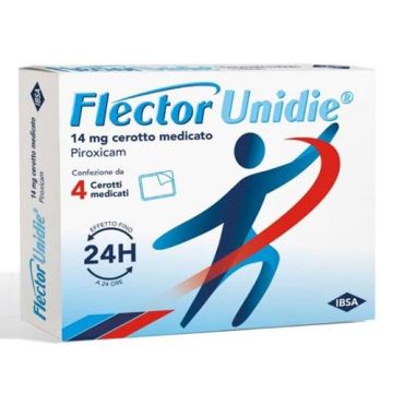 FLECTOR Unidie | 14mg Piroxicam | 4 cerotti medicati