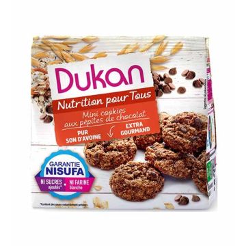 Mini Cookies 100 g | Snack con pepite di cioccolato | DIETA DUKAN