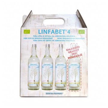 LINFABET 4 x 700 ml | Linfa di Betulla contro Ritenzione Idrica | VEGETAL PROGRESS LINFABET 4 x 700 ml | Linfa di Betulla contro Ritenzione Idrica | VEGETAL PROGRESS