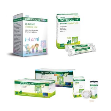 Enterolactis - varie formulazioni | Integratore di Probiotici | ENTEROLACTIS Enterolactis - varie formulazioni | Integratore di Probiotici | ENTEROLACTIS