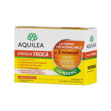 Energia Troca '+ Ginseng 20bust | Magnesio postassio zinco | AQUILEA