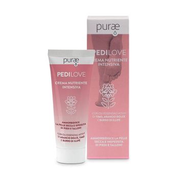 PEDILOVE Crema 75 ml | Crema intensiva piedi secchi | PURAE