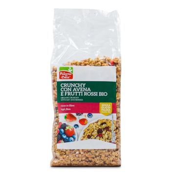 Crunchy con avena e frutti BIO 375 g | Muesli BIO ricchi in fibre | LA FINESTRA SUL CIELO
