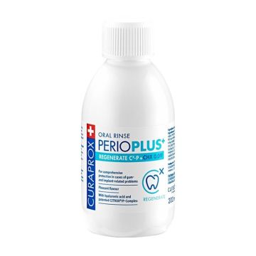 Perio Plus Regenerate 0,09% 200 ml | Collutorio rigenerante e riparatore | CURAPROX