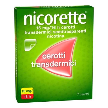 Nicorette&#x20;15&#x20;mg&#x2F;16&#x20;ore&#x20;&#x7C;&#x20;7&#x20;Cerotti&#x20;Transdermici