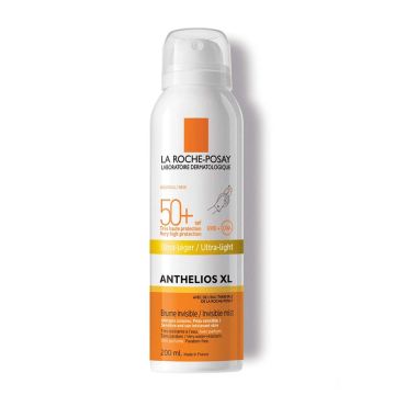 Anthelios - Spray invisibile SPF50+ 200 ml | Protezione solare formato XL pelli sensibili | LA ROCHE POSAY