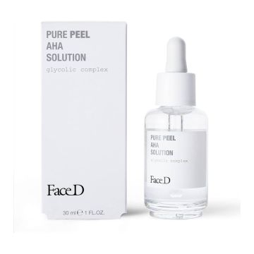 Pure Peel -  Esfoliante Viso AHA | Acido glicolico 30ml | FACE D