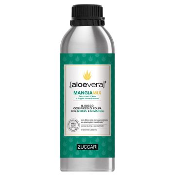 Mangiamix 1 litro | Succo puro d'aloe in pezzi | ZUCCARI