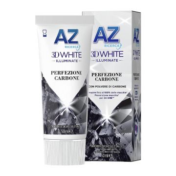 AZ white perfezione carbone 50 ml | Dentifricio smacchiante illuminante | AZ