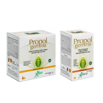 Propolgemma Adulti Spray o Compresse | Rimedio vegetale mal di gola | ABOCA