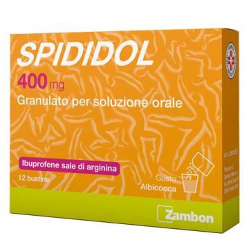 SPIDIDOL 12 buste| ibuprfene 400 mg | Albicocca 