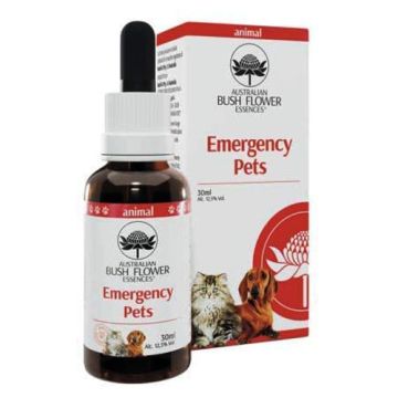 EMERGENCY PETS Gocce 30 ml | Fiori Australiani per Trauma e Paura intensa | AUSTRALIAN BUSH FLOWER Essences - Animal