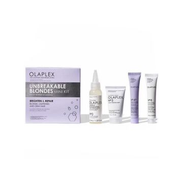 UNBREAKABLE BLONDES MINI KIT | kit riparazione capelli chiari | OLAPLEX