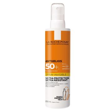 Anthelios - Spray invisibile SPF50+ 200 ml | Spray protezione molto alta pelli sensibili | LA ROCHE POSAY
